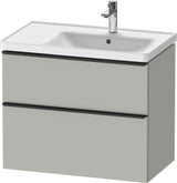 Duravit D-Neo Waschtischunterbau 784 mm Eiche Schwarz Bronze, wandhängend, 1 Auszug