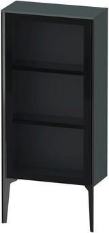 Duravit XViu Halbhochschrank 890x500x240 mm, Glastür dolomiti grey hochglanz, rechts