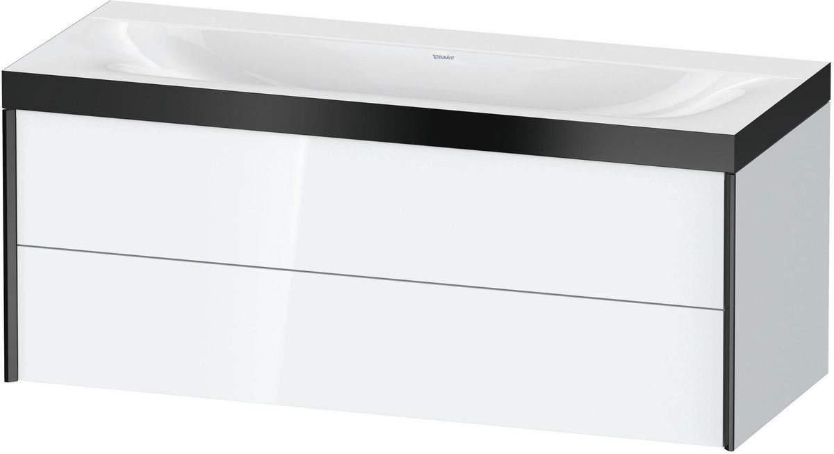DURAVIT XViu c-bonded Waschtischunterbauset 1200 mm wandhängend mit 2 Schubkästen