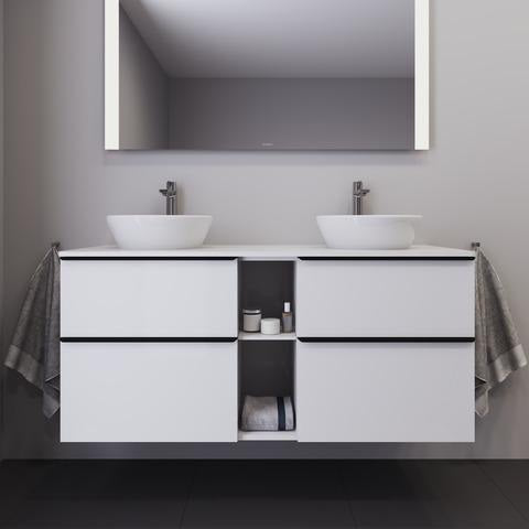 DURAVIT Licht & Spiegel Wandspiegel 600x700mm beleuchtet mit Schalter IP44