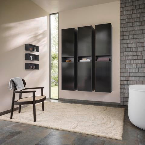 Duravit Wandregal Zencha 140x400x161 mm Graphit Supermatt – Wandhängendes Regal mit 1 Fach