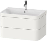 Duravit Waschtischset Happy D.2 Plus 2 Schubkästen 775x490 mm taupe supermatt