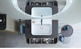 DURAVIT Aufsatzbecken Happy D.2 Plus 600 mm Weiß mit Überlauf und Hahnlochbank