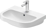 Duravit D-Code Waschtisch 550x430mm weiß mit Überlauf und HygieneGlaze