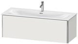 Duravit XSquare Waschtischunterbau 1210 mm für Viu 234412 – Wandhängend, Taubenblau Seidenmatt