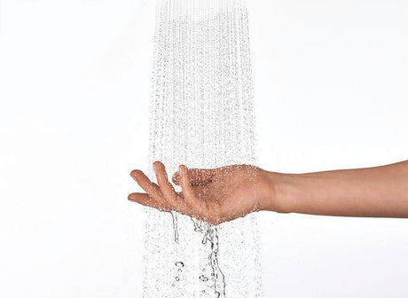 DURAVIT Handbrause 3-Jet D120 Rain/Pulse/Monochrom – 120 mm Duschkopf mit Antikalk-System
