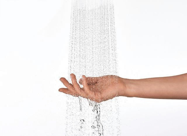 DURAVIT Handbrause 1-Jet D110 Rain Chrom Weiß – 110 mm Duschkopf mit Antikalksystem