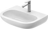 Duravit Waschtisch D-Code 600 mm weiß, wandhängend, 1 Hahnloch, ohne Überlauf