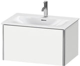 Duravit XSQUARE Waschtischunterbau 710 mm weiß matt – 1 Auszug, wandhängend, für Viu