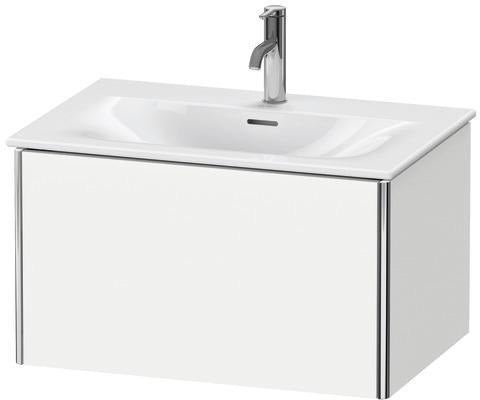 DURAVIT XSquare Waschtischunterbau 710 mm wandhängend – 1 Auszug, s-matt, Eiche massiv