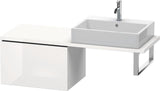 Duravit L-Cube Unterschrank 620 mm taupe supermatt mit 1 Auszug und Dämpfung