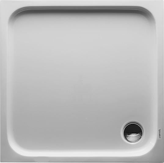 DURAVIT D-Code Duschwanne 800x800 mm Weiß Sanitäracryl mit Antislip