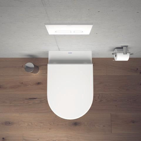DURAVIT WC-Sitz Universal Duroplast weiß ohne Absenkautomatik mit Edelstahl-Scharnieren