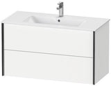 Duravit Waschtischunterbau XVIU 1010x560x480mm 2 Schubkästen Ahorn mitte seidenmatt