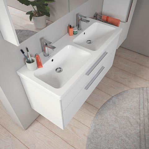 DURAVIT D-Code 2.0 Waschtischunterbau 1184 mm mit Schubkasten und Soft-Close in Weiß Matt