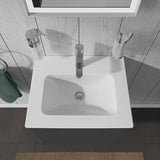 DURAVIT ME by Starck Möbelwaschtisch 530 mm, 1 Hahnloch, mit Überlauf, weiß