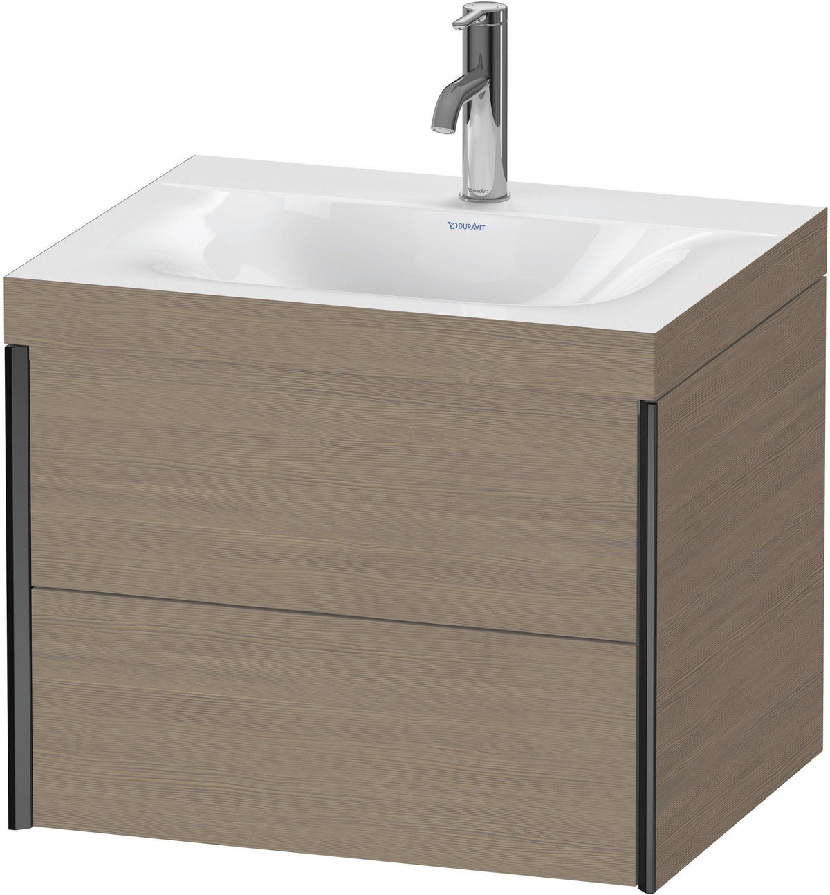 DURAVIT XViu Waschtischunterbauset c-bonded 503x600x480 mm Eiche mit 2 Schubkästen