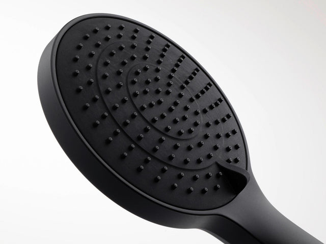 DURAVIT Handbrause MinusFlow 3-Jet D110 Soft Rain/Rain/Intense Rain, Schwarz M.