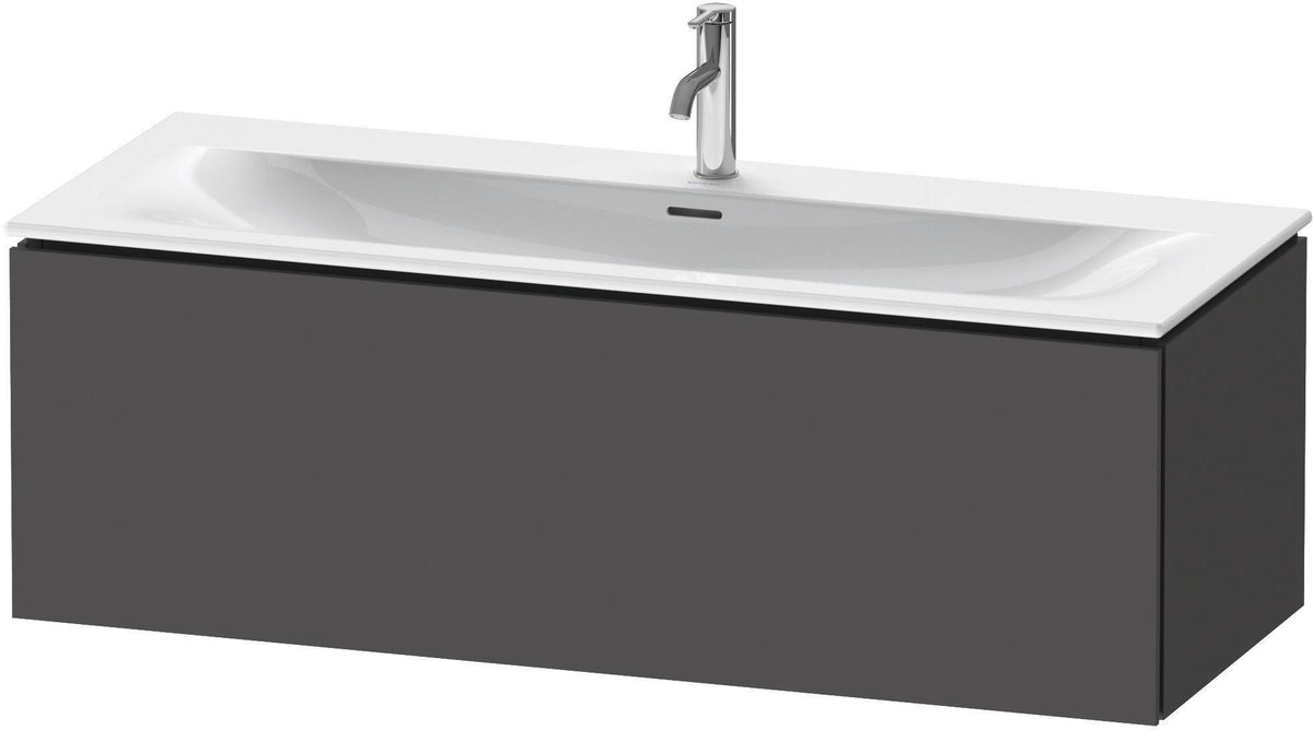 DURAVIT L-Cube Waschtischunterbau 1220 mm wandhängend mit 1 Auszug weiß matt