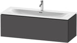 DURAVIT L-Cube Waschtischunterbau 1220 mm wandhängend mit 1 Auszug weiß matt
