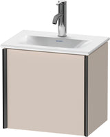DURAVIT XViu Waschtischunterbau 430 mm wandhängend mit Tip-on Technik und 1 Tür