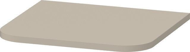 Duravit Abdeckplatte Happy D.2+ Taupe 403x364x16 mm mit Befestigungsmaterial