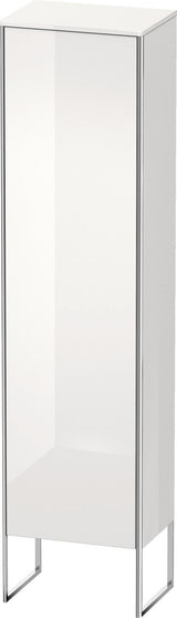DURAVIT XSquare Hochschrank 500 mm weiß hochglanz, bodenstehend, Tür rechts, Tip-On