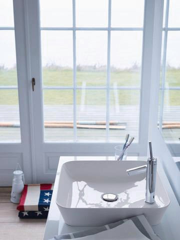 DURAVIT Cape Cod Aufsatzbecken 460 mm – Designer-Waschbecken von Philippe Starck, ohne Überlauf