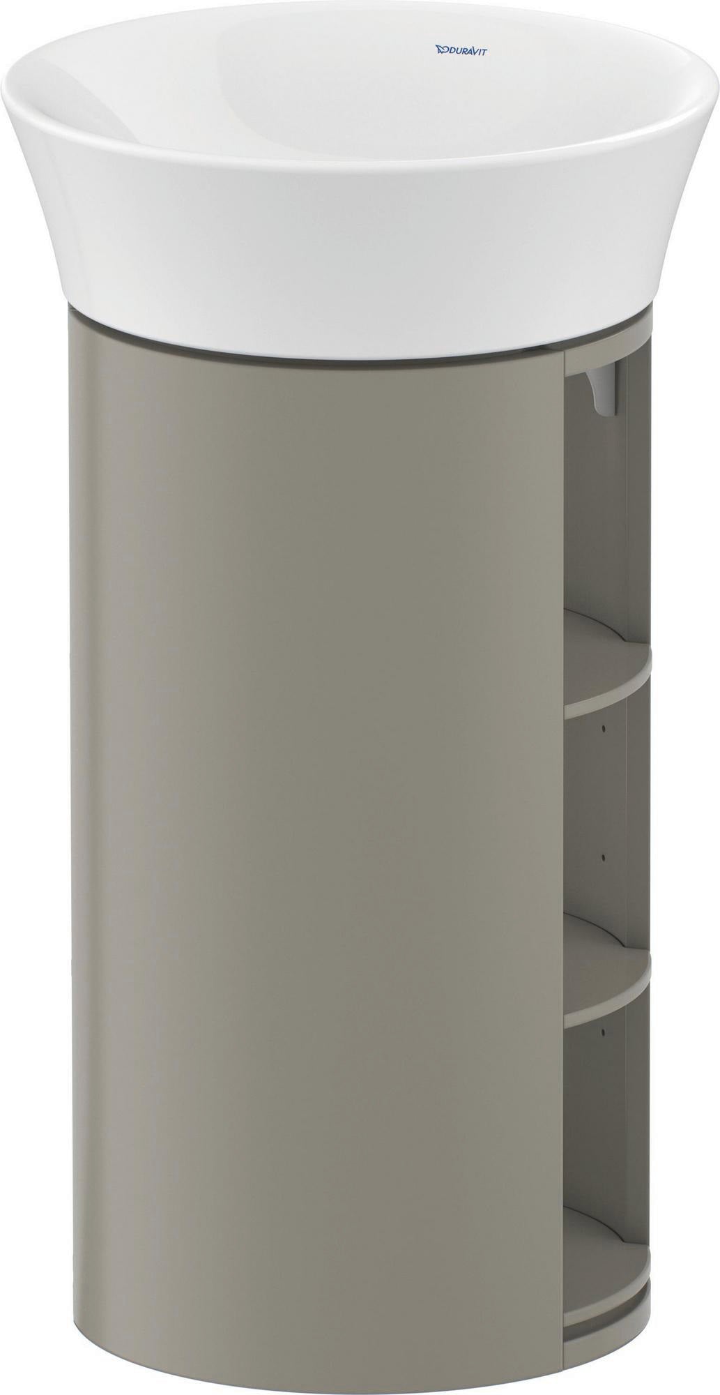 DURAVIT White Tulip Waschtischunterbau bodenstehend 410 mm weiß seidenmatt von Philippe Starck