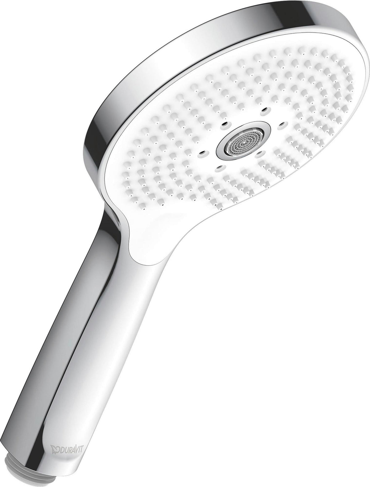 DURAVIT Handbrause MinusFlow 3-Jet D120 Rain/Pulse/Mono, Schwarz Matt – 120 mm Duschkopf mit Antikalk