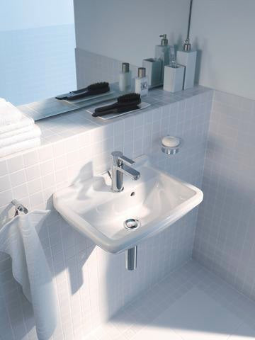DURAVIT B.2 Einhebel-Waschtischmischer S mit Zugstange, Chrom – Keramikmischsystem, 100,5 mm Ausladung