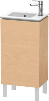 DURAVIT L-Cube Waschtischunterbau 294x420x704mm Eiche Natur, 1 Tür links, bodenstehend