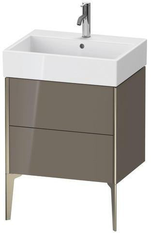 DURAVIT Waschtischunterbau XVIU 584 mm Nussbaum mitte matt für Vero Air – Badmöbel