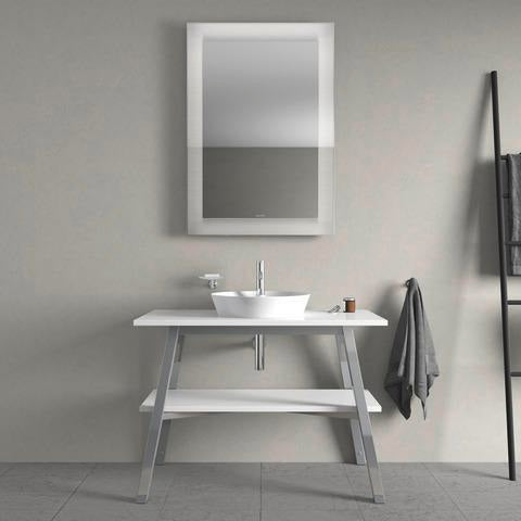 DURAVIT Cape Cod Aufsatzbecken 480 mm, Weiß Seidenmatt, mit Armatureninsel, ohne Überlauf