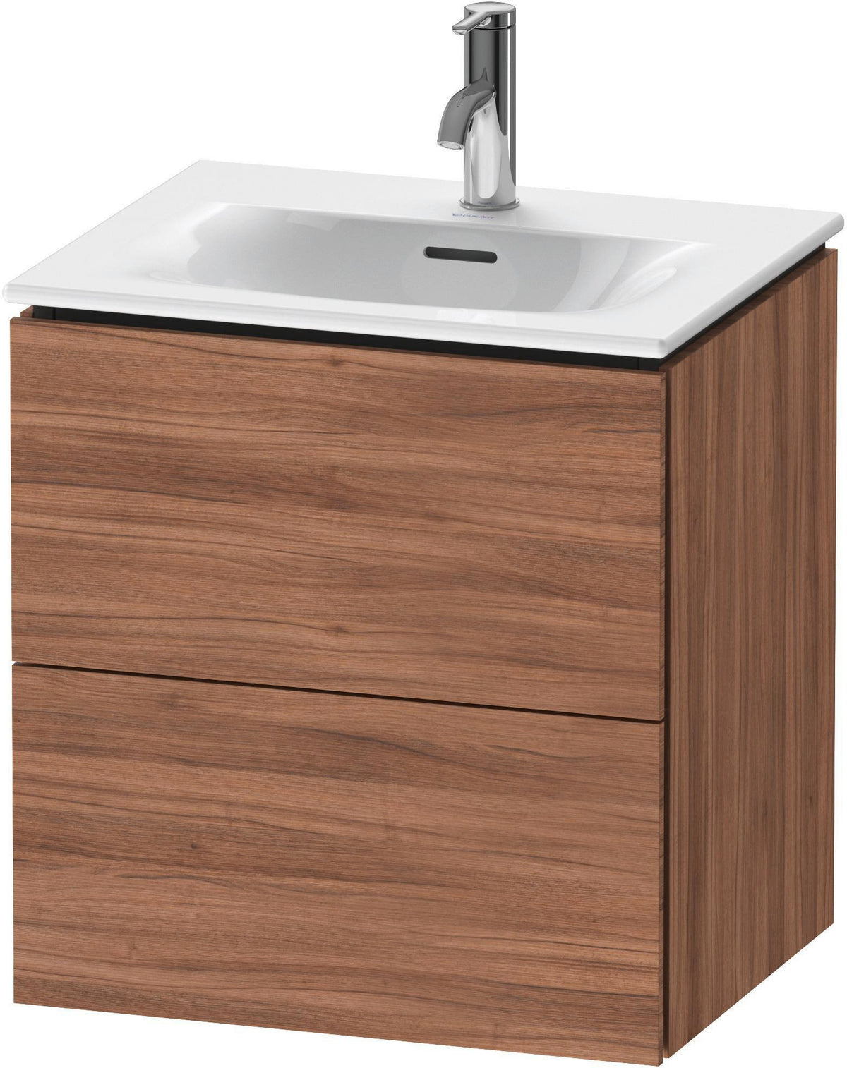 DURAVIT L-Cube Waschtischunterbau 520 mm weiß matt – 2 Schubkästen, wandhängend