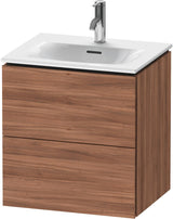 DURAVIT L-Cube Waschtischunterbau 520 mm weiß matt – 2 Schubkästen, wandhängend