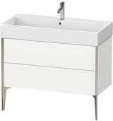 Duravit Waschtischunterbau XViu 984 mm weiß matt mit Tip-On-Technik für Vero Air