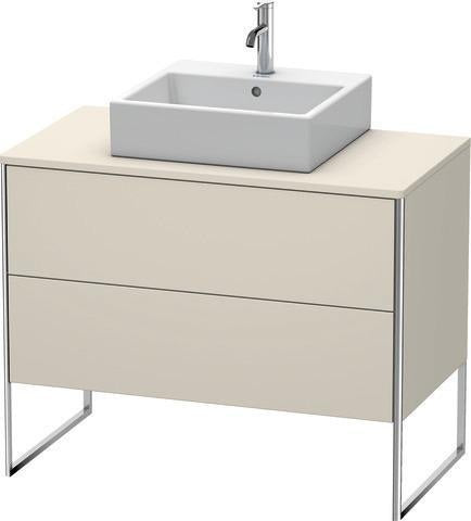 Duravit XSquare Waschtischunterbau 1000 mm mit 2 Auszügen, Stehend, Ahorn/Matt