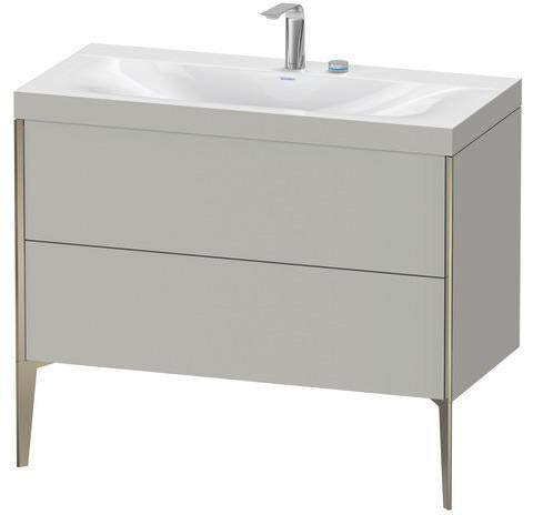 Duravit XViu Möbelwaschtischset 1000 mm mit Unterschrank und Viu Waschtisch