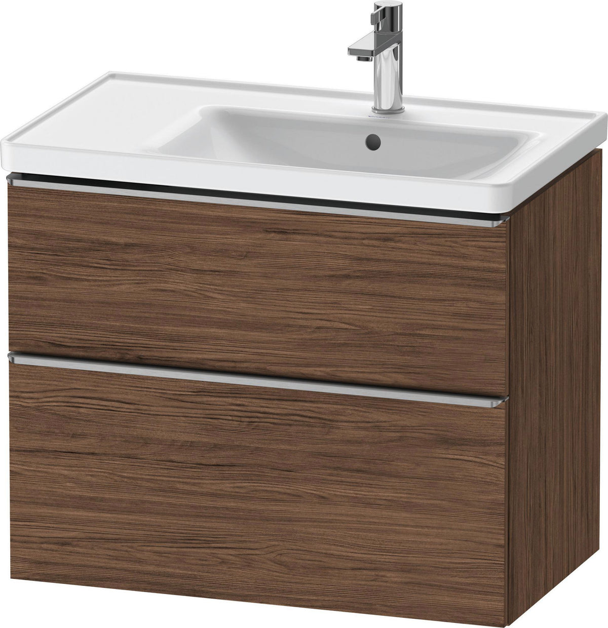 Duravit D-Neo Waschtischunterbau 784 mm Eiche Schwarz Bronze, wandhängend, 1 Auszug