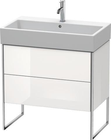 Duravit XSquare Waschtischunterbau 784 mm mit Fußgestell für Vero Air – Sand-matt Eiche