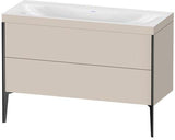 Duravit Möbelwaschtischset XVIU 1200x480mm Chaos mit Unterbau und Raumsparsiphon