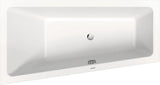 Duravit No.1 Badewanne 1500x800 mm Trapezform mit 1 Rückenschräge Weiß Einbauwanne