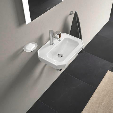 DURAVIT Handwaschbecken Serie 1930 500 mm mit Überlauf, 1 Hahnloch, weiß WonderGliss