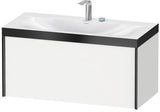 Duravit Möbelwaschtischset XVIU 1000x480mm Chaos mit Raumsparsiphon und Hahnlochbank