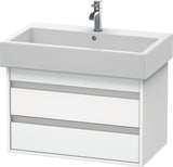 Duravit Ketho Waschtischunterbau wandhängend 750 mm, 2 Schubkästen, weiß matt