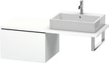 Duravit L-Cube Unterschrank 620 mm taupe supermatt mit 1 Auszug und Dämpfung