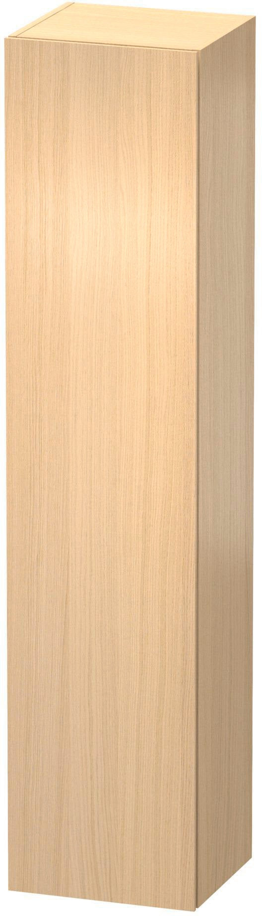 Duravit L-Cube Hochschrank 400 mm, 1 Tür rechts, mediterrane eiche, wandhängend
