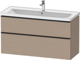 DURAVIT D-Neo Waschtischunterbau 1184 mm Eiche Schwarz mit Bronze Griff