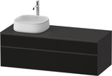 DURAVIT Zencha Konsolen-Waschtischunterbau 1300 mm Eiche Anthrazit wandhängend